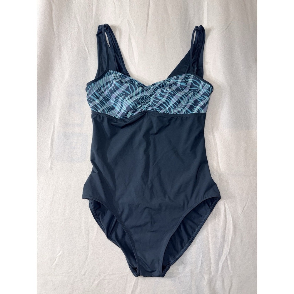 Calvin Klein One-Piece Swimsuit‎ Women's Size  12 Blue-Green